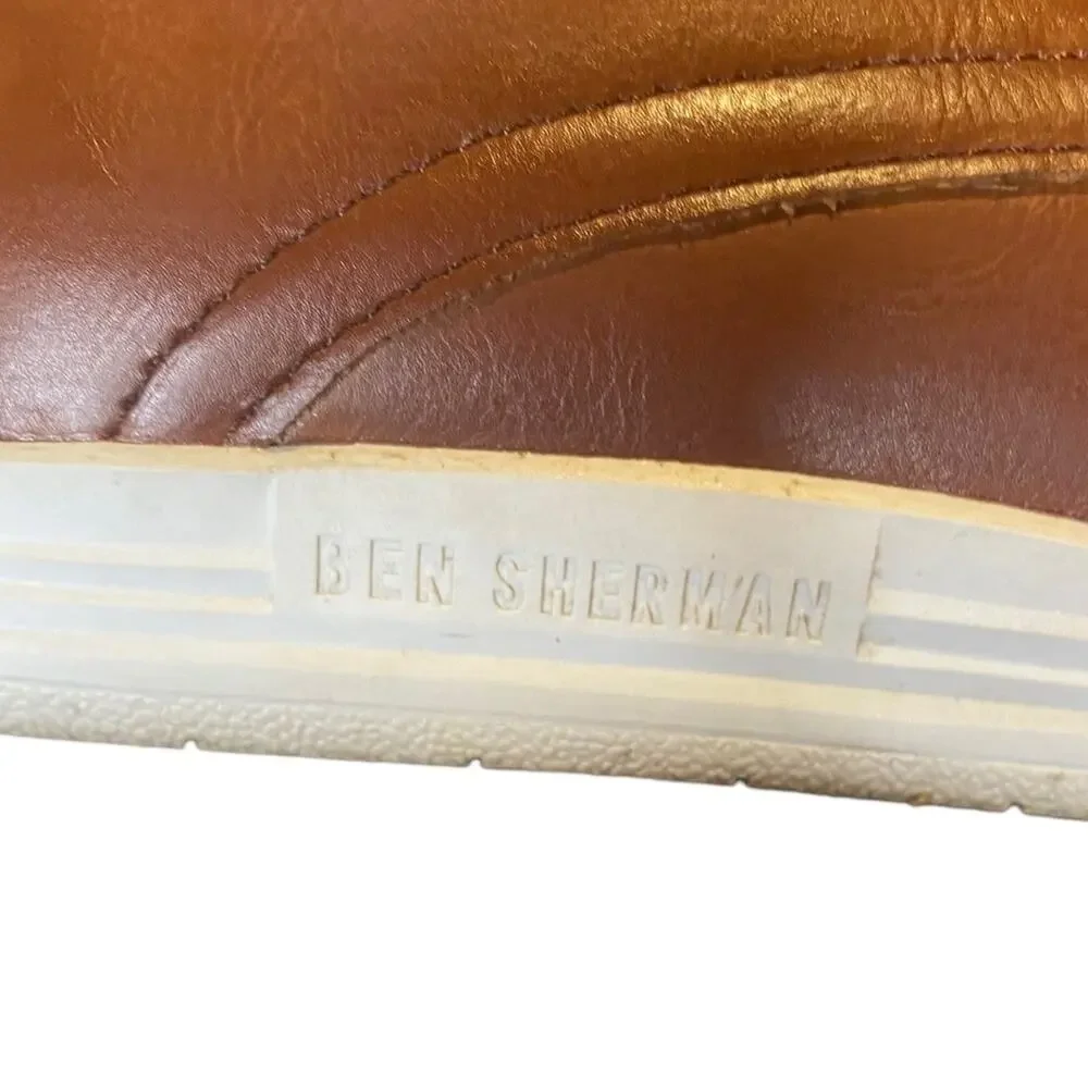 BEN SHERMAN Parnell Vegan Leather‎ Oxford Sneaker Size 9.5